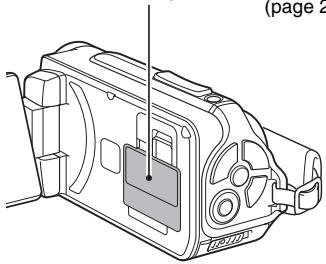 SANYO VPC-WH1EXY - AVANT DE PROCÉDER À UN ENREGISTREMENT DANS L'EAU - 1