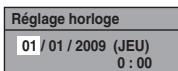 TOSHIBA DVR-70DT - Réglage horloge - 1