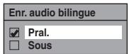 TOSHIBA DVR-70DT - Réglage de l'enregistrement audio bilingue - 5
