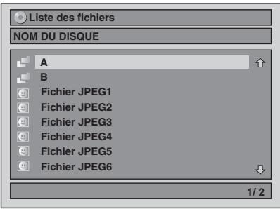 TOSHIBA DVR-70DT - Appuyez sur le [ / ] pour sélectionner le piste / le fichier ou la dossier que vous voulez, puis appuyez sur [ENTER/OK]. - 1
