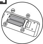 TOSHIBA DVR-70DT - Installation des Piles Dans la Télecommande - 2