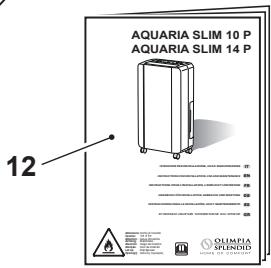 OLIMPIA SPLENDID Aquaria Slim 12P - - IDENTIFICATION DES PARTIES PRINCIPALES - 3