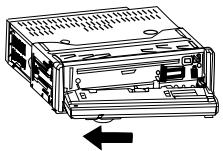 MUSE M 355 DR - Installation de la façade amovible - 1