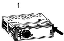 MUSE M 355 DR - Retirer la façade - 1