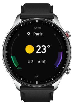 AMAZFIT GTR2 - Météo - 1