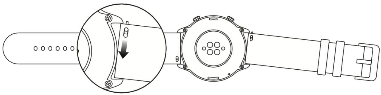 AMAZFIT GTR2 - Port et remplacement du bracelet de la montre - 1