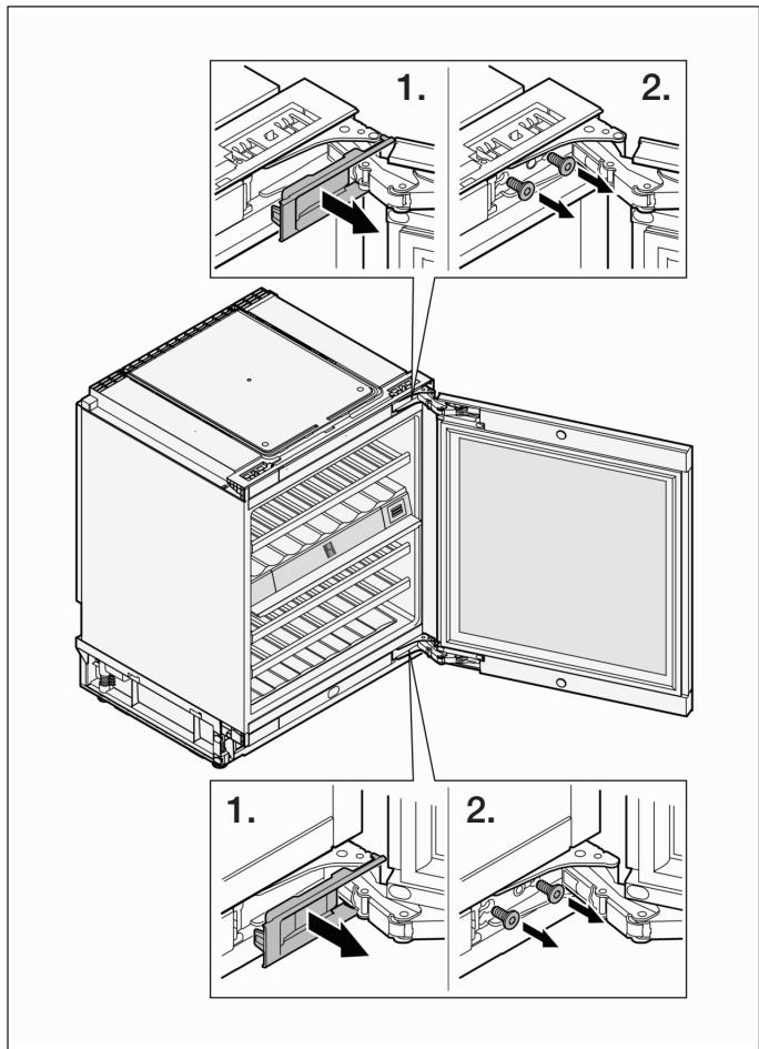 GAGGENAU RW404261 - Changement du sens d'ouverture de porte - 1
