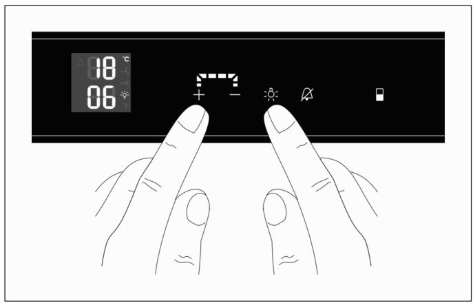 GAGGENAU RW404261 - Réglage de la luminosité de l'éclairage permanent - 2