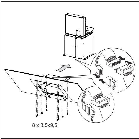 ELECTROLUX EFC90990X - Assembler le déflecteur (3 parties - seulement en version recyclage) - 7