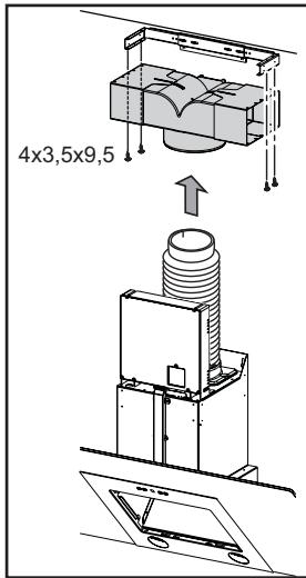 ELECTROLUX EFC90990X - Assembler le déflecteur (3 parties - seulement en version recyclage) - 10