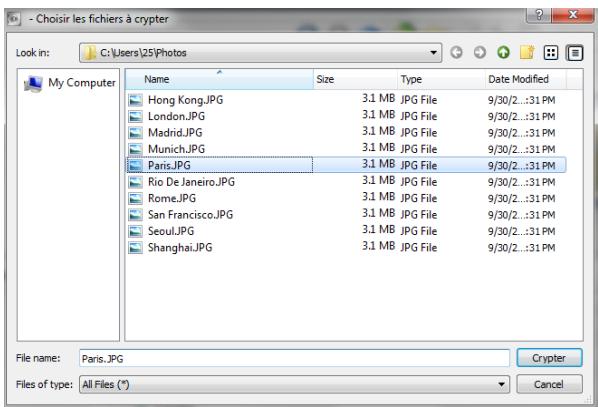 SANDISK iXPAND 3.0 32G - Ajout de fichiers ou de dossier dans le coffre-fort隱私 - 3