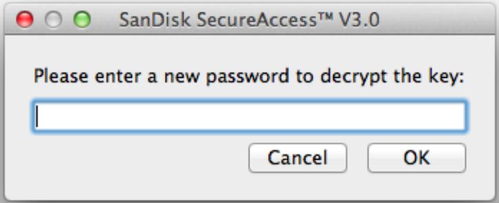 SANDISK iXPAND 3.0 32G - Enter the password you used to protect files on iXpand Flash Drive using iXpand Sync app. - 1