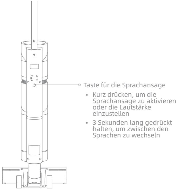 DREAME H11 - Taste für die Sprachansage - 1
