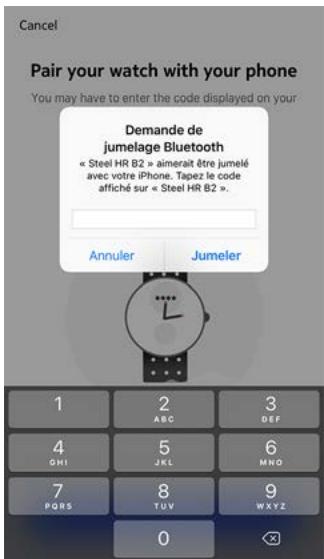 WITHINGS Steel HR Sport - J'ai déjà un compte Health Mate - 6