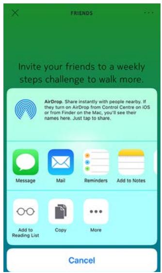 WITHINGS Steel HR Sport - Ajouter une personne à mon classement - 2