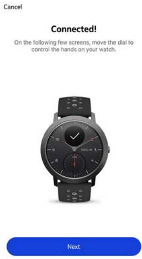WITHINGS Steel HR Sport - Touchez Installer. - 6