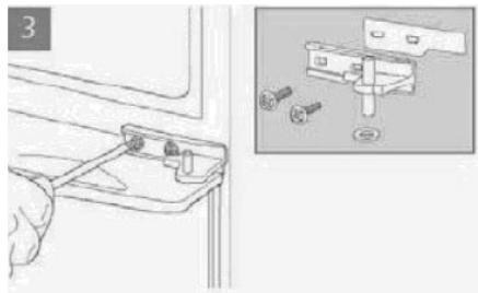 MOULINEX MSDD180WHA - INVERSION DU SENS D'OUVERTURE DE LA PORTE - 3