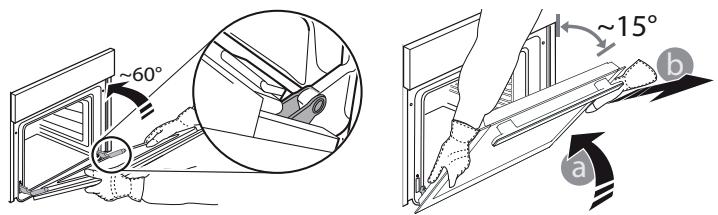 INDESIT 67G1KMW/EN - RIMOZIONE E RIMONTAGGIO DEL VETRO DELLA PORTA DEL FORNO - 2