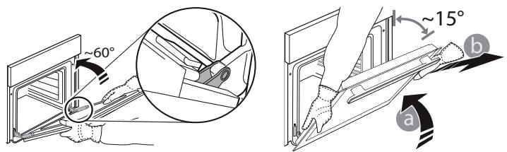 INDESIT 67G1KMW/EN - ENLEVER ET RÉINSTALLER LA VITRE DE LA PORTE DU FOUR - 2