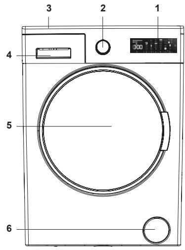 DE DIETRICH DWF484QJ - CARACTERISTIQUES TECHNIQUES - 1