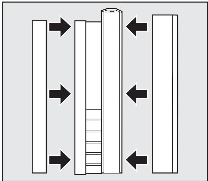 MIELE WT 1602 - Fixer le déflecteur d'air - 1