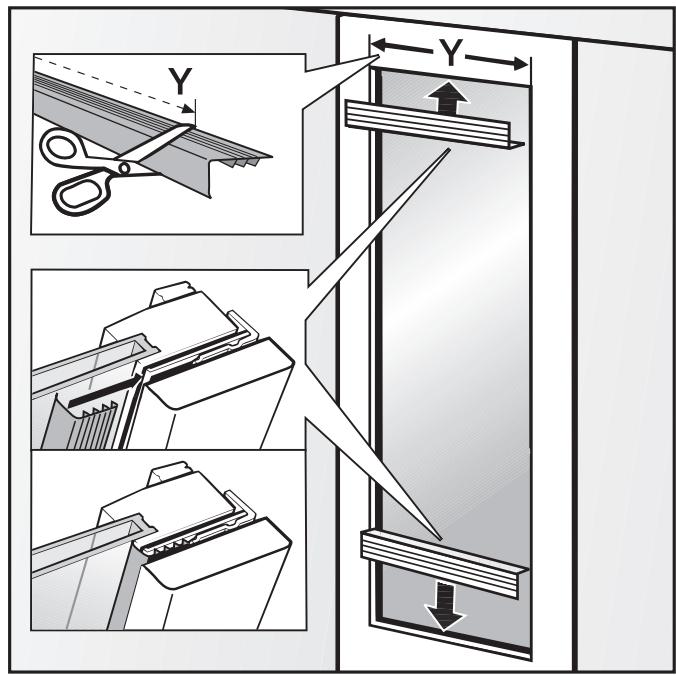 MIELE WT 1602 - Poser les baguettes de porte - 3