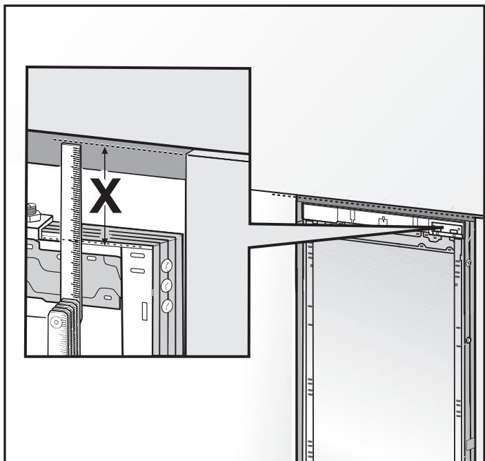 MIELE WT 1602 - Préparer le montage du panneau de façon - 2