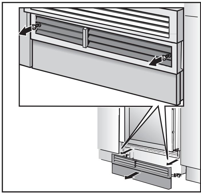 MIELE WT 1602 - Glisser l'appareil dans la niche - 1