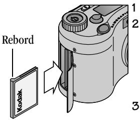 KODAK DC4800 - Insérer une carte mémoire CF - 3