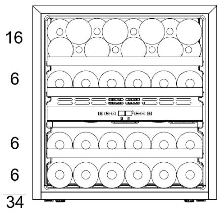 DAKAMARQUE B340 - LB340 / LBN340 (34 bouteilles) - 1