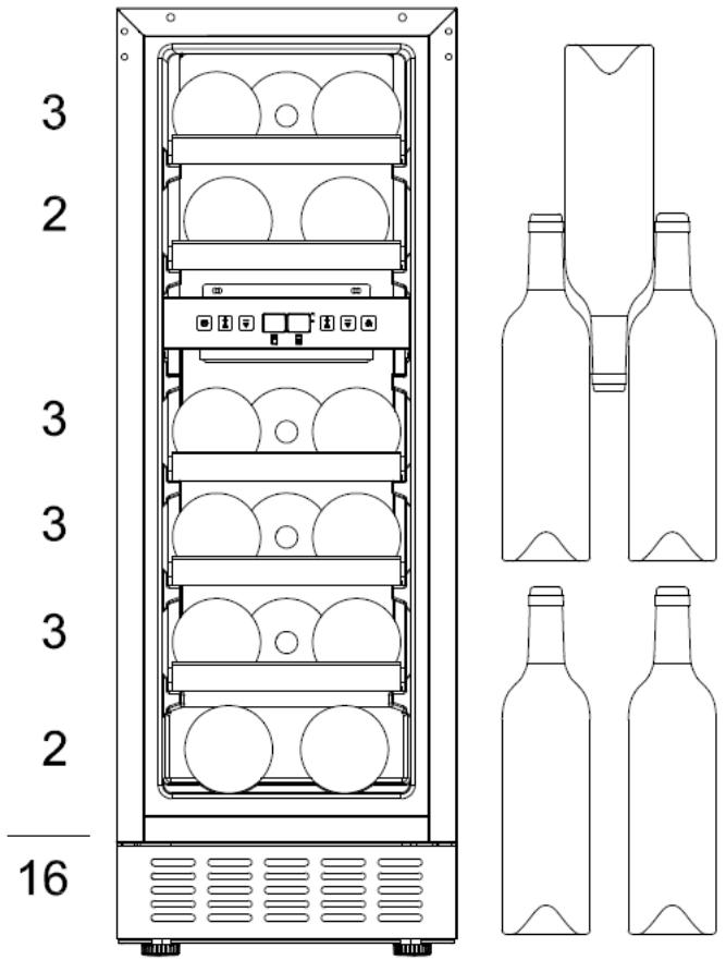 DAKAMARQUE B340 - LB160 / LBN160 (16 bouteilles) - 1