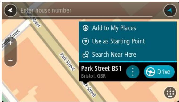 TOMTOM ViA 62 - Utiliser les résultats de la recherche - 4