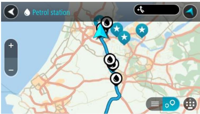TOMTOM ViA 62 - Sélectionnez Station service. - 2