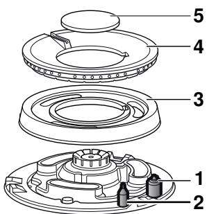 NEFF 23TA29N0 - Éléments de commande et brûleurs - 7