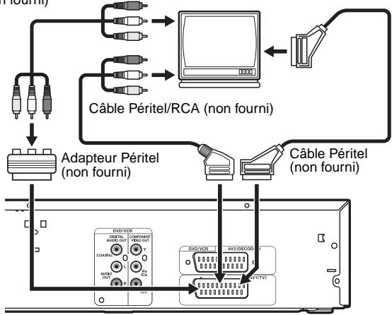 FUNATRE WL6D-M102 - Utilisation de la prise Péritel - 1