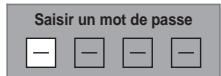 FUNATRE WL6D-M102 - Entrez le nouveau mot de passer en utilisant [les Touches numérotées], puis appuyez sur [ENTER]. - 1