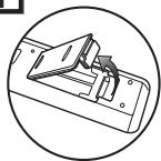 FUNATRE WL6D-M102 - Installation des Piles Dans la Telecommande - 1