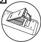 FUNATRE WL6D-M102 - Installation des Piles Dans la Telecommande - 3