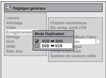 FUNATRE WL6D-M102 - Sélectionnez le "DVD  VCR" en utilisant [▲ /▼], puis appuyez sur [ENTER]. - 1