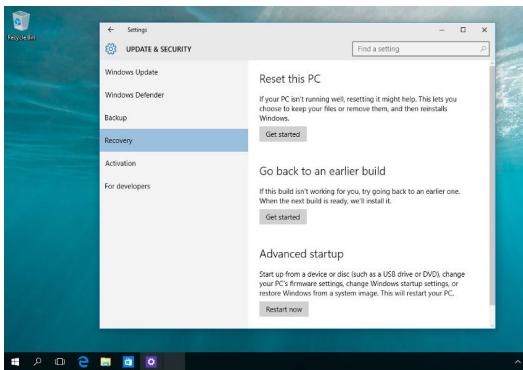 ASUS CENTRALEV241ICUK-WAO - Utiliser une option de restauration - 2