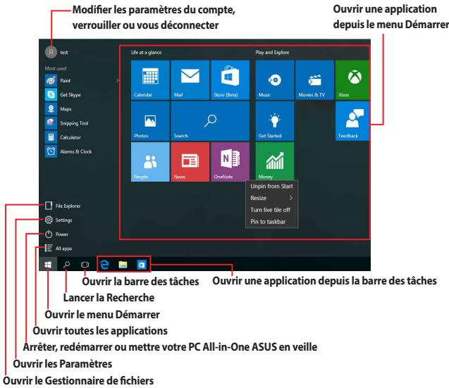 ASUS CENTRALEV241ICUK-WAO - Menu Demarrer - 1