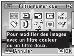 PENTAX M60 - Utilisation des filtres numériques - 1