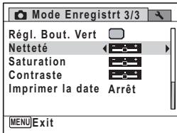 PENTAX M60 - Réglage de la netteté (Netteté) - 2