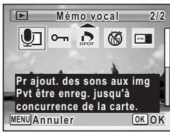 PENTAX M60 - Enregistrement d'un mémo vocal - 1