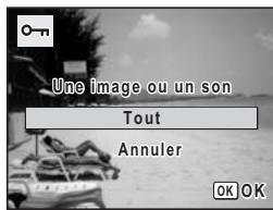 PENTAX M60 - Utilisez le bouton de navigation ( ) pour selectionner [Tout]. - 1