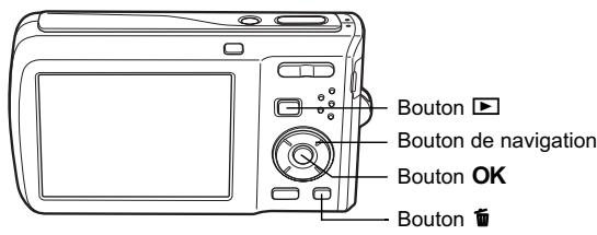PENTAX M60 - Suppression de toutes les images et fichiers son - 2