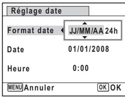 PENTAX M60 - Réglage de la date et de l'heure - 1