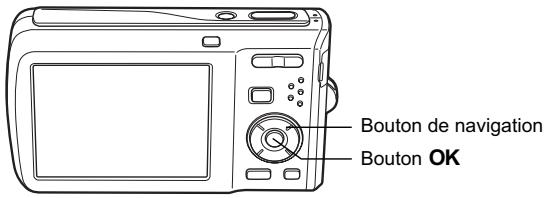 PENTAX M60 - Utilisez le bouton de navigation (▲▼) pour selectionner une option puis appuyez sur le bouton OK. - 4