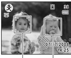 PENTAX M60 - Utilisation de la fonction d'identification de l'emplacement du visage - 2