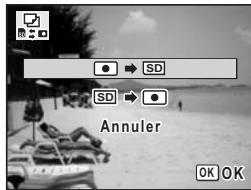PENTAX M60 - Copie de fichiers de la mémoire intégrée vers la carte mémoire SD - 1